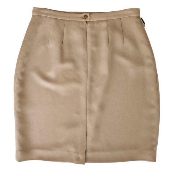 Petite Sophisticate Vintage Pencil Suit Skirt | NWT | 10P | Bone/Cream - Picture 12 of 16